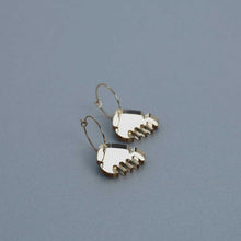 Cargar imagen en el visor de la galería, Pendientes Peinetta
