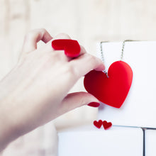 Cargar imagen en el visor de la galería, Pack bisutería metacrilato rojo.