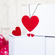 Cargar imagen en el visor de la galería, Pack bisutería metacrilato rojo.