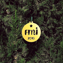 Cargar imagen en el visor de la galería, Bola de metacrilato para árbol de navidad. Fallera Mayor Infantil.