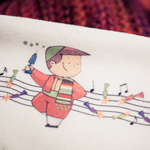 Cargar imagen en el visor de la galería, Bufanda con imagen de fallero. President infantil.