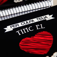 Cargar imagen en el visor de la galería, Libreta fallera 'Tinc el cor encés en flama'.