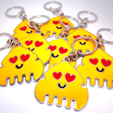 Cargar imagen en el visor de la galería, Llavero fallero peineta emoji.