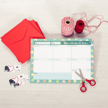 Cargar imagen en el visor de la galería, Organizador y planificador semanal fallero con peinetas.