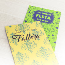 Cargar imagen en el visor de la galería, Libreta fallera 'la millor festa del món'.