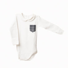 Cargar imagen en el visor de la galería, Body para bebés con bolsillo con tela de pañuelo fallero