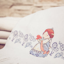 Cargar imagen en el visor de la galería, Bufanda con imagen de fallera mayor.