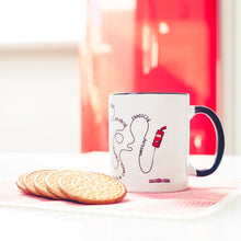 Cargar imagen en el visor de la galería, Taza desayuno fallera con dibujo de mecha