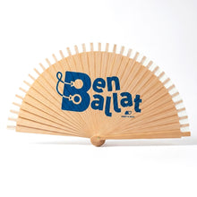 Cargar imagen en el visor de la galería, Abanico con frase valenciana Ben Ballat, complemento tradicional para bailes regionales, dansaes, folklore valenciano y regalos con identidad valenciana.
