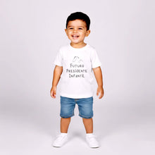 Cargar imagen en el visor de la galería, Camiseta de futuro presidente infantil para iños falleros
