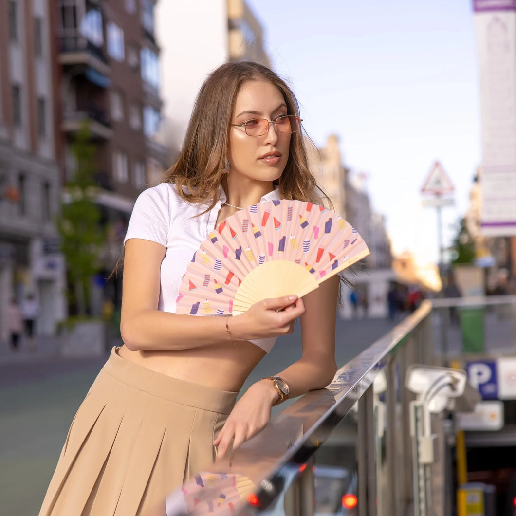 Abanico 'Helados de siempre'