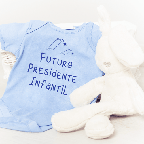 Body fallero para bebé. Regalo para futuro presidente infantil.