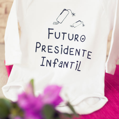 Body para bebé fallero. Futuro Presidente Inantil.