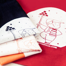 Cargar imagen en el visor de la galería, Mochila con dibujo fallero para paseo y merienda.
