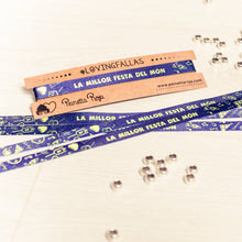 Cargar imagen en el visor de la galería, Pulsera fallera &#39;La millor festa del món&#39;.
