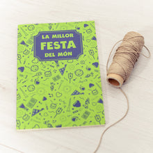 Cargar imagen en el visor de la galería, Libreta fallera &#39;la millor festa del món&#39;.
