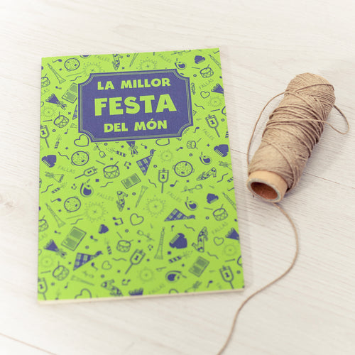 Libreta fallera 'la millor festa del món'.